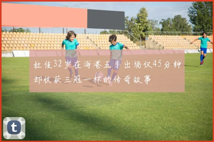 杜佳32岁在海港五季出场仅45分钟却收获三冠一杯的传奇故事
